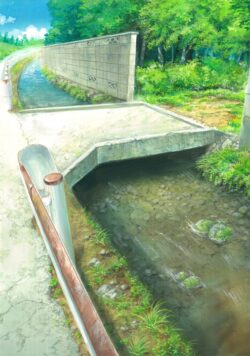 river creek stream nature water summer sunlight rural peaceful clearwater outdoors greenery roadside calm environment