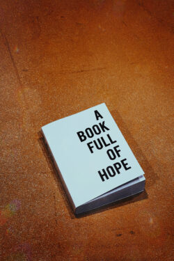 hope book cover inspirational quote minimalist design textured background literature motivation self care reading mental health simplicity clean typography positive vibes