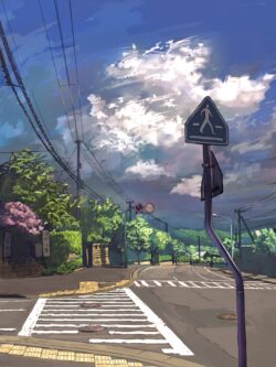 sunset ocean beach waves clouds orange sky coastal scenery peaceful serene horizon nature digital art wallpaper calm