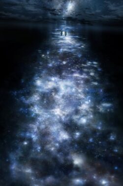 galaxy milkyway stars night sky universe walking couple cosmos stardust deep space infinity spiritual romantic heavenly dark