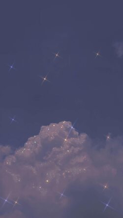 clouds glitter sparkle stars sky dreamy magic fantasy ethereal soft pastel purple wallpaper abstract heavenly aesthetic