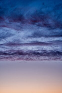 clouds sky sunset twilight dusk blue purple abstract nature horizon celestial atmosphere dreamy ethereal background